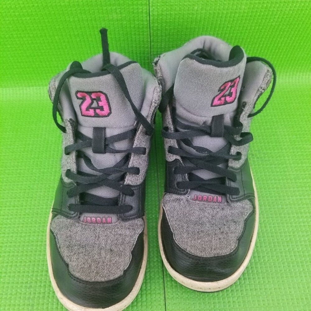 ✅Kids 2Y Jordan 1 Flight 4 Prem GP Hi Top Basketball Shoes Youth 828246-019 - Picture 5 of 16